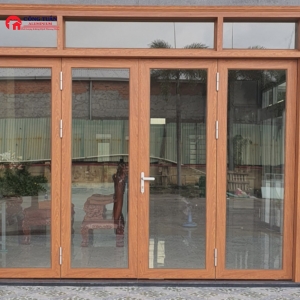 CỬA ĐI HỆ 55 PRO 4 CÁNH = CỬA ĐI HAI CHIỀU - 2 CÁNH MỞ RA - 4 CÁNH MỞ VÔ