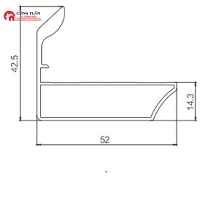 THANH TAY NẮM CNC CÓ KHE 5mm